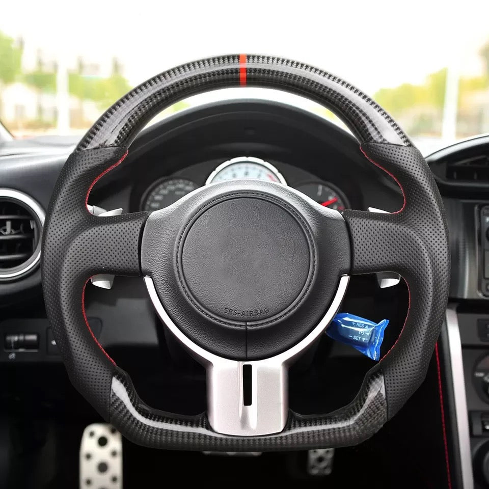 BRZ/86/FRS  12-16 Carbon Fiber/LED Steering Wheel